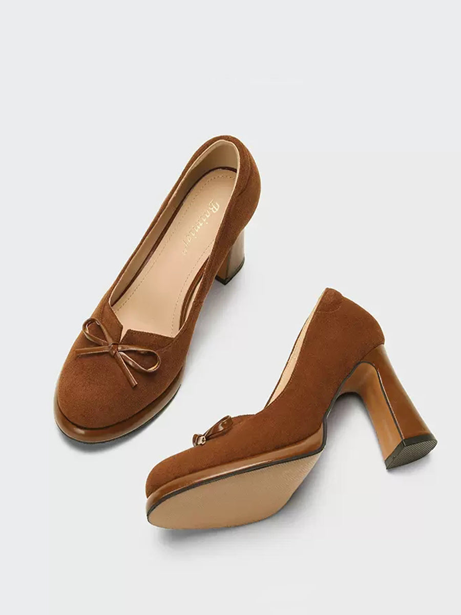 Chunky Heeled Ankle Strap Mary Jane Pumps Shoes