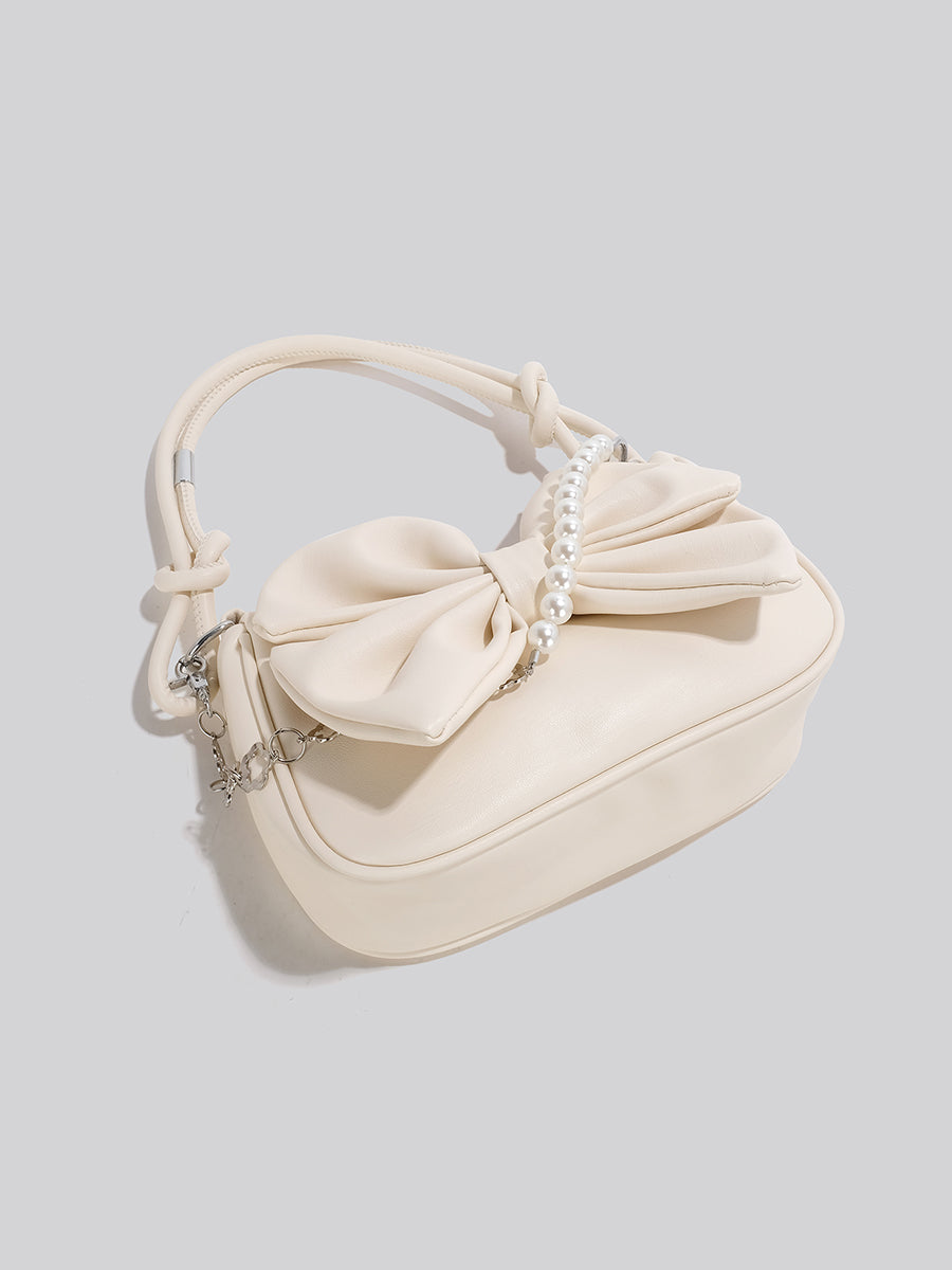 Bow Solid Color Bag