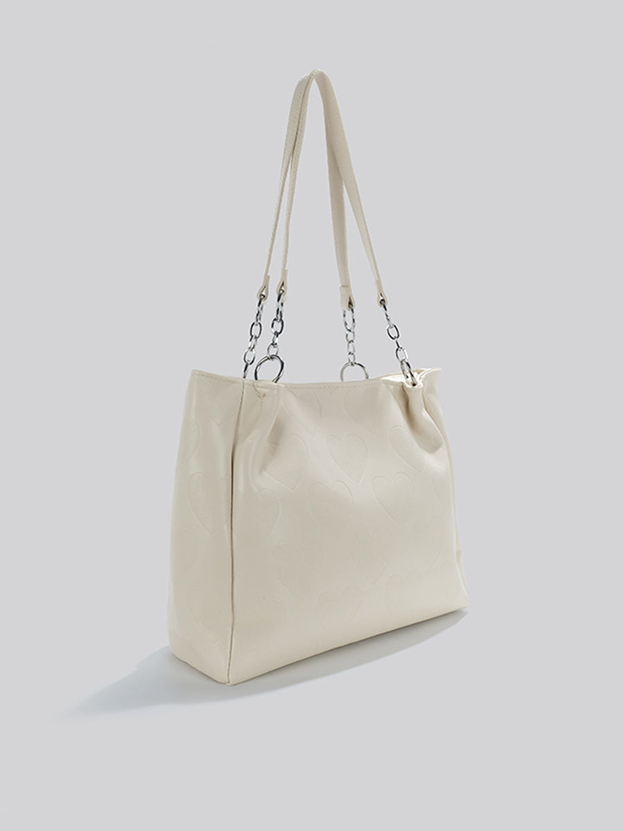 PU Leather Large Capacity Tot Bag