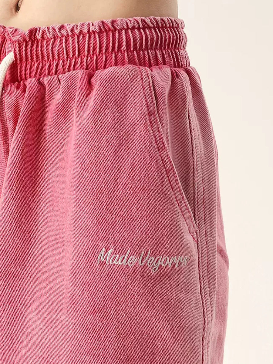 Solid Color Casual Shorts