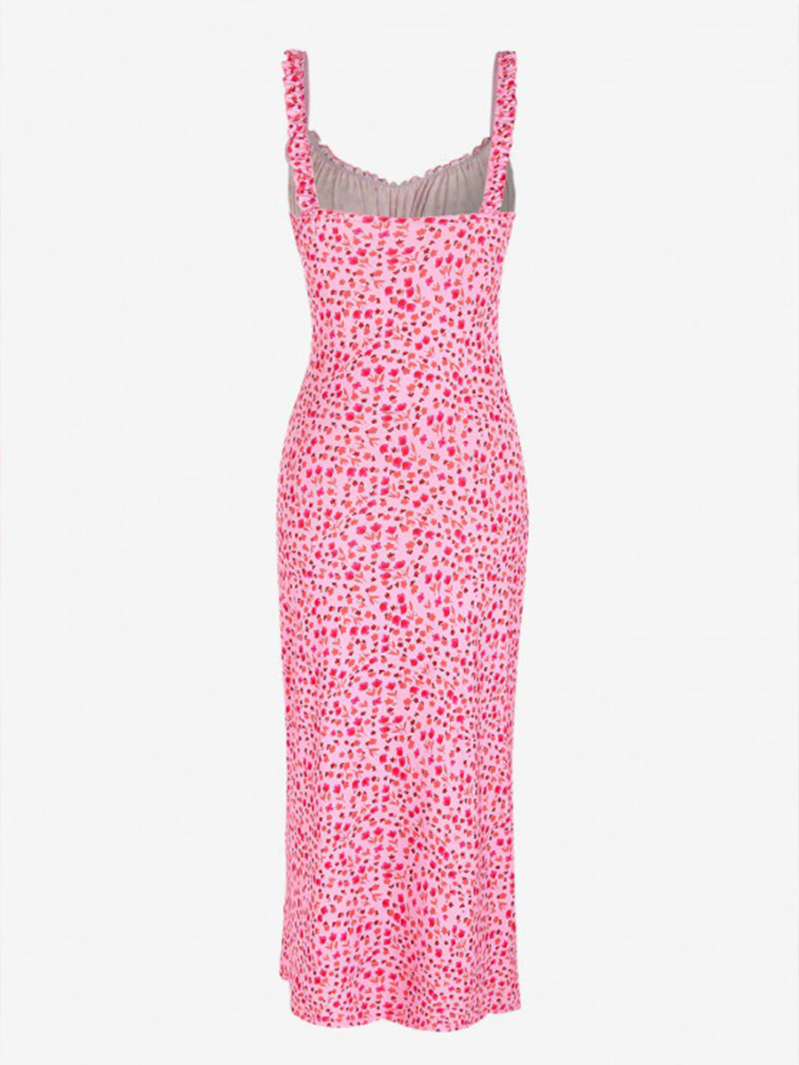Pink Floral Cami Dress