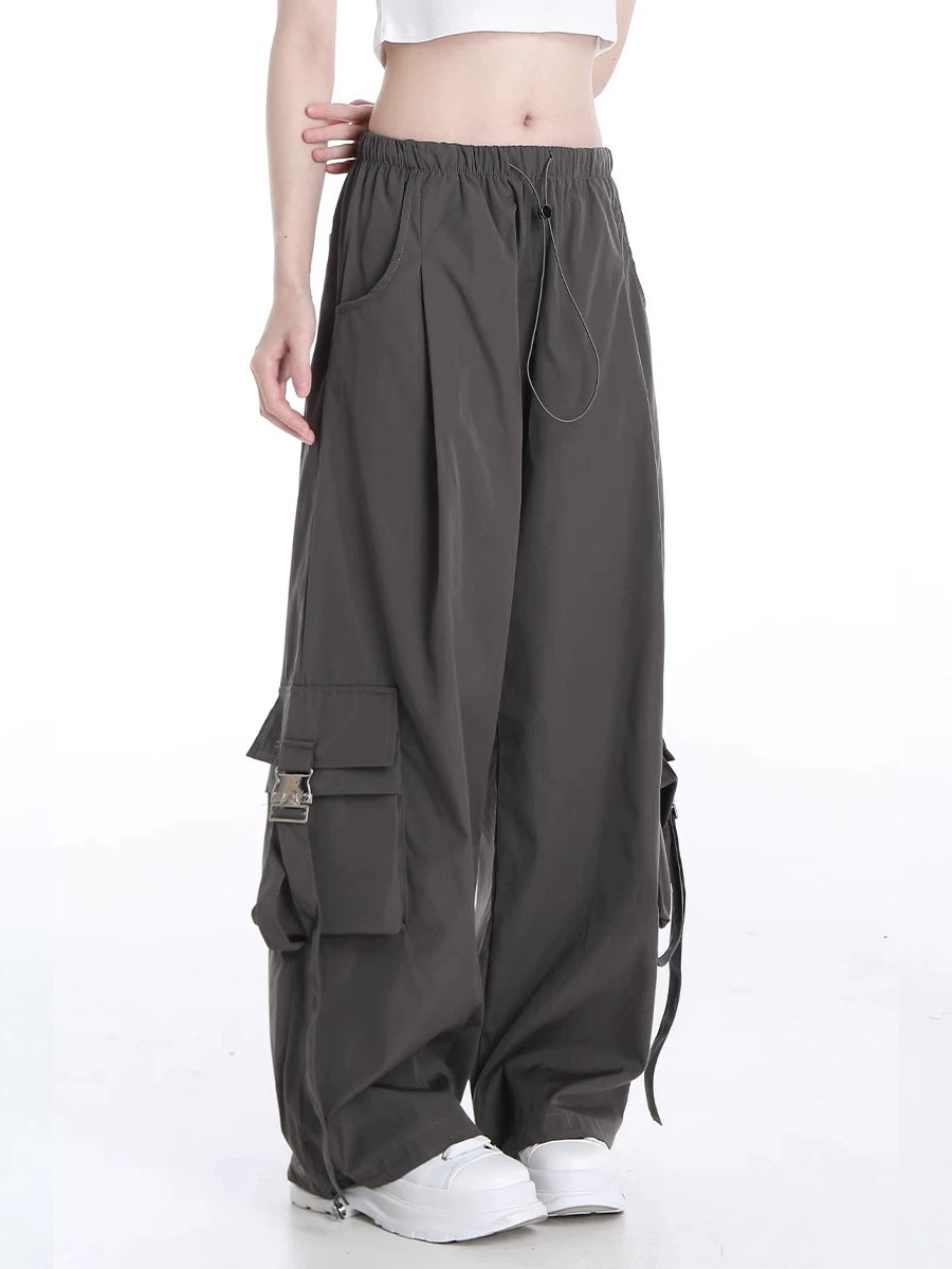 Pockets Casual Loose Pants