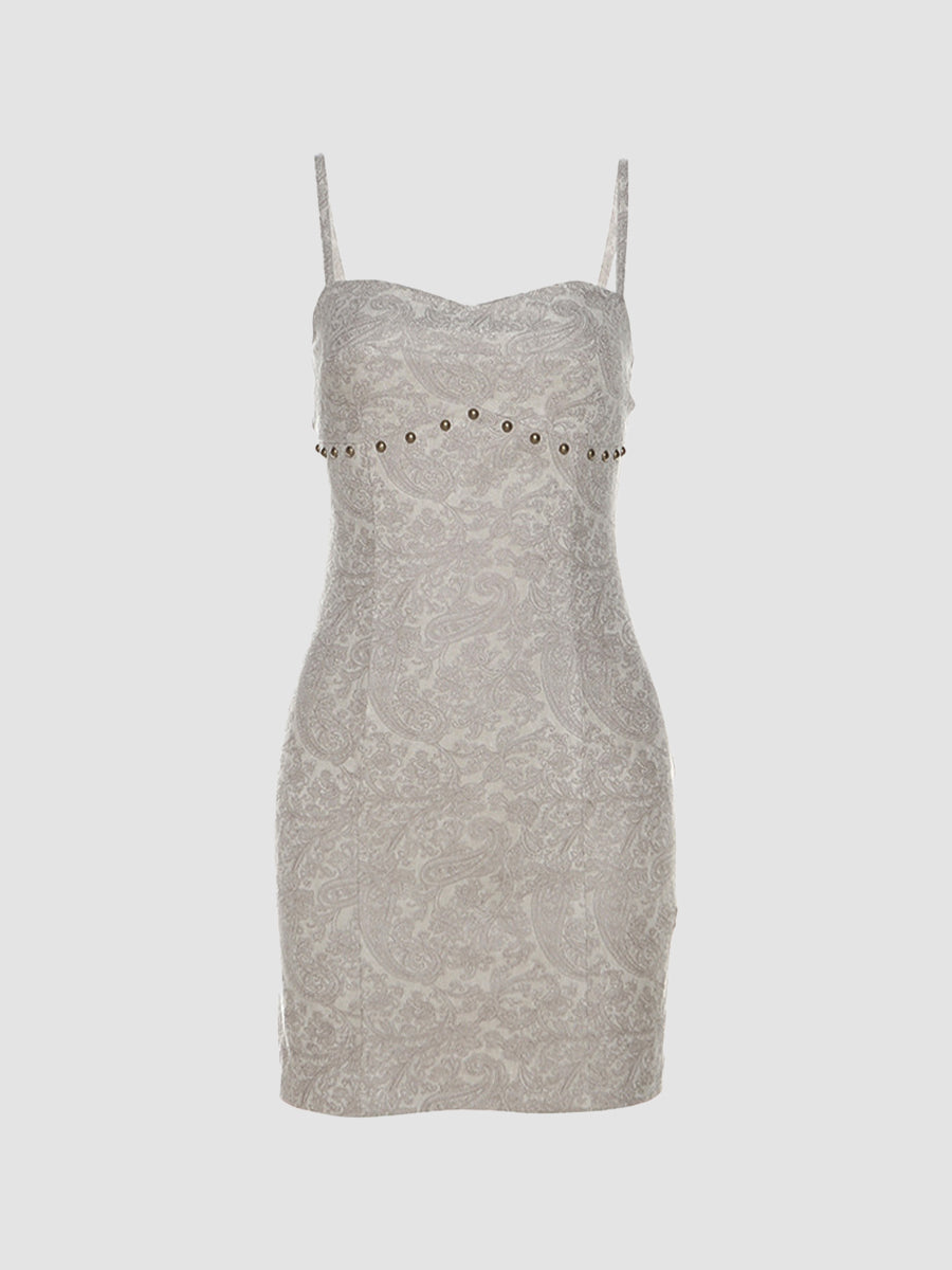 Apricot Floral Totem Cami Dress