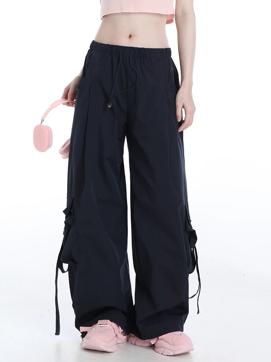 Pockets Casual Loose Pants