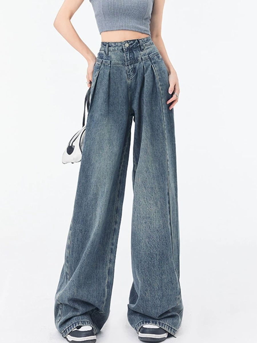 Blue High Waisted Jeans