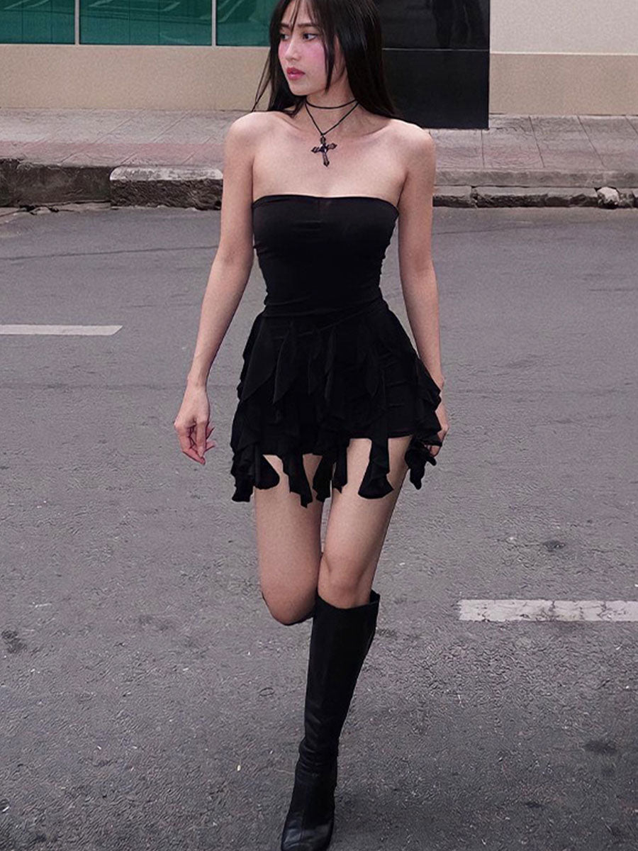 Sleeveless Tassel Slim Dress