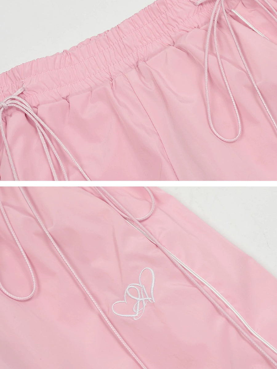 Solid Color Loose Fit Quick Dry Sweatpants