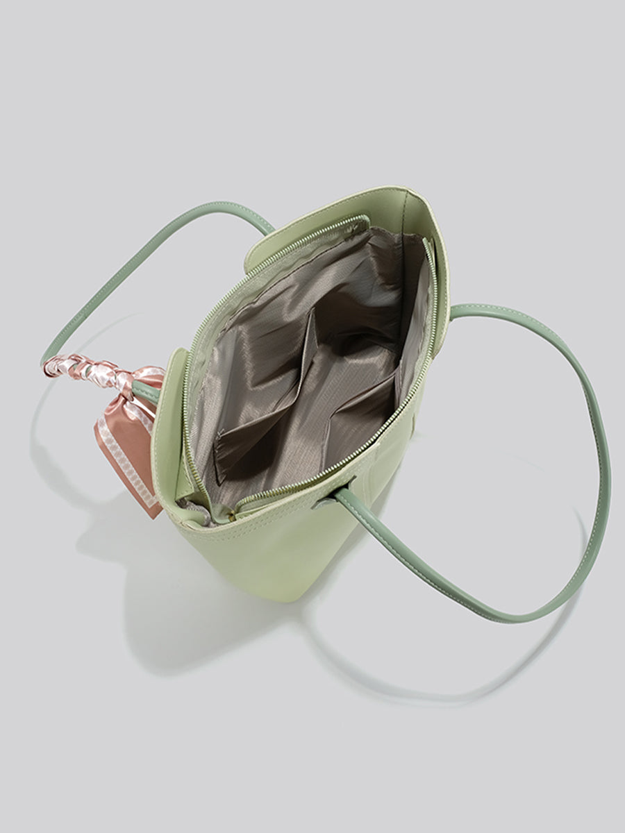 Solid Color Tote Bag