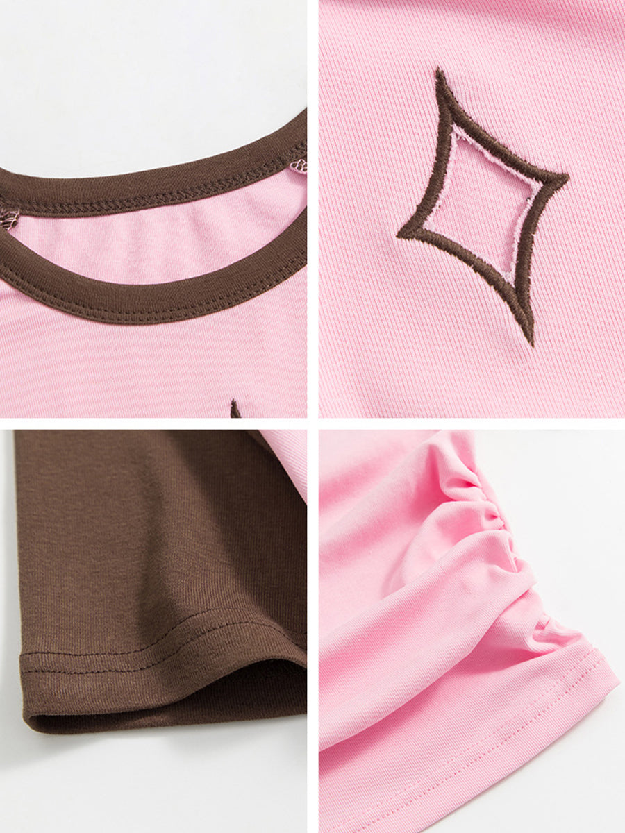 Draw Pleated Hollow Top