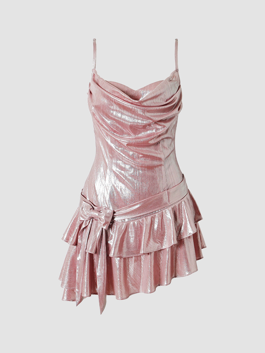 Multi Layered Hem Cami Dress