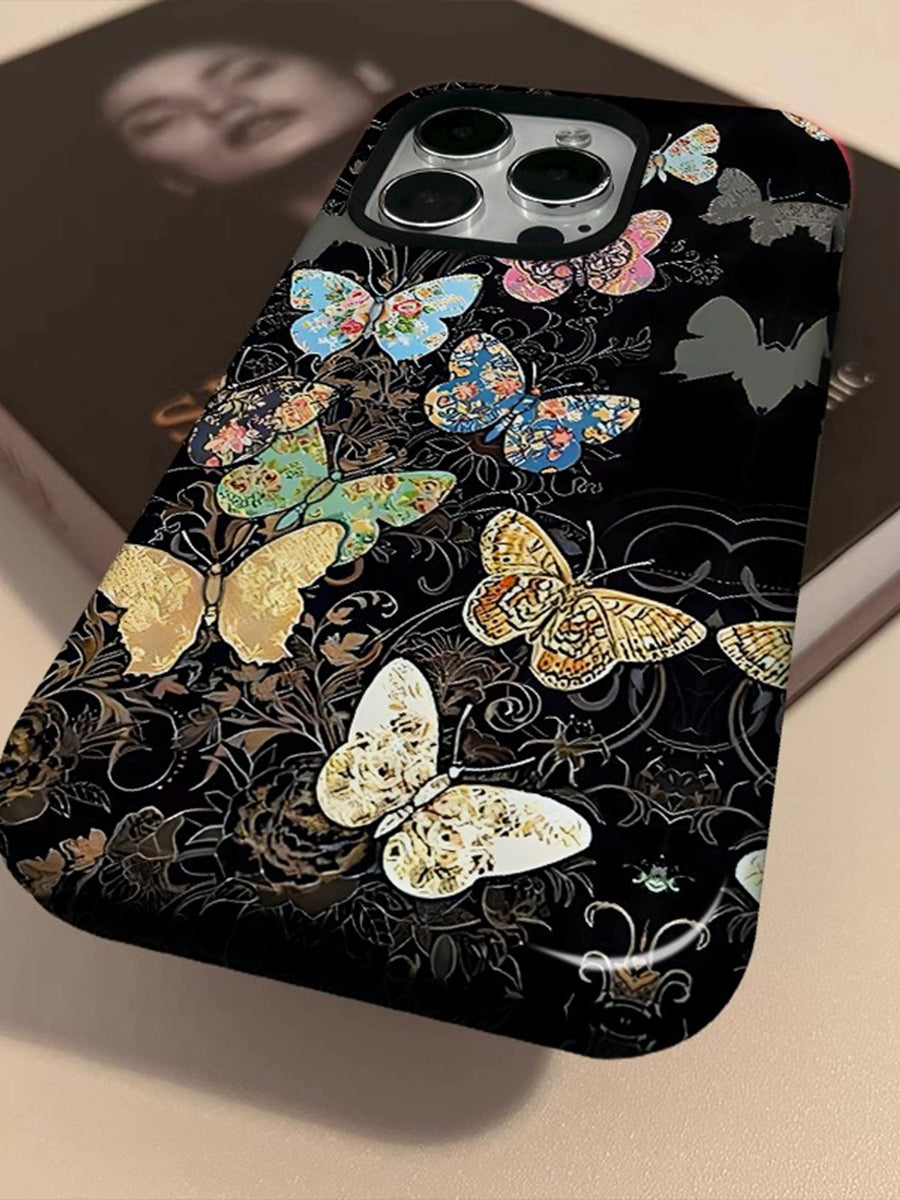 Retro Colorful Butterfly Phone Case