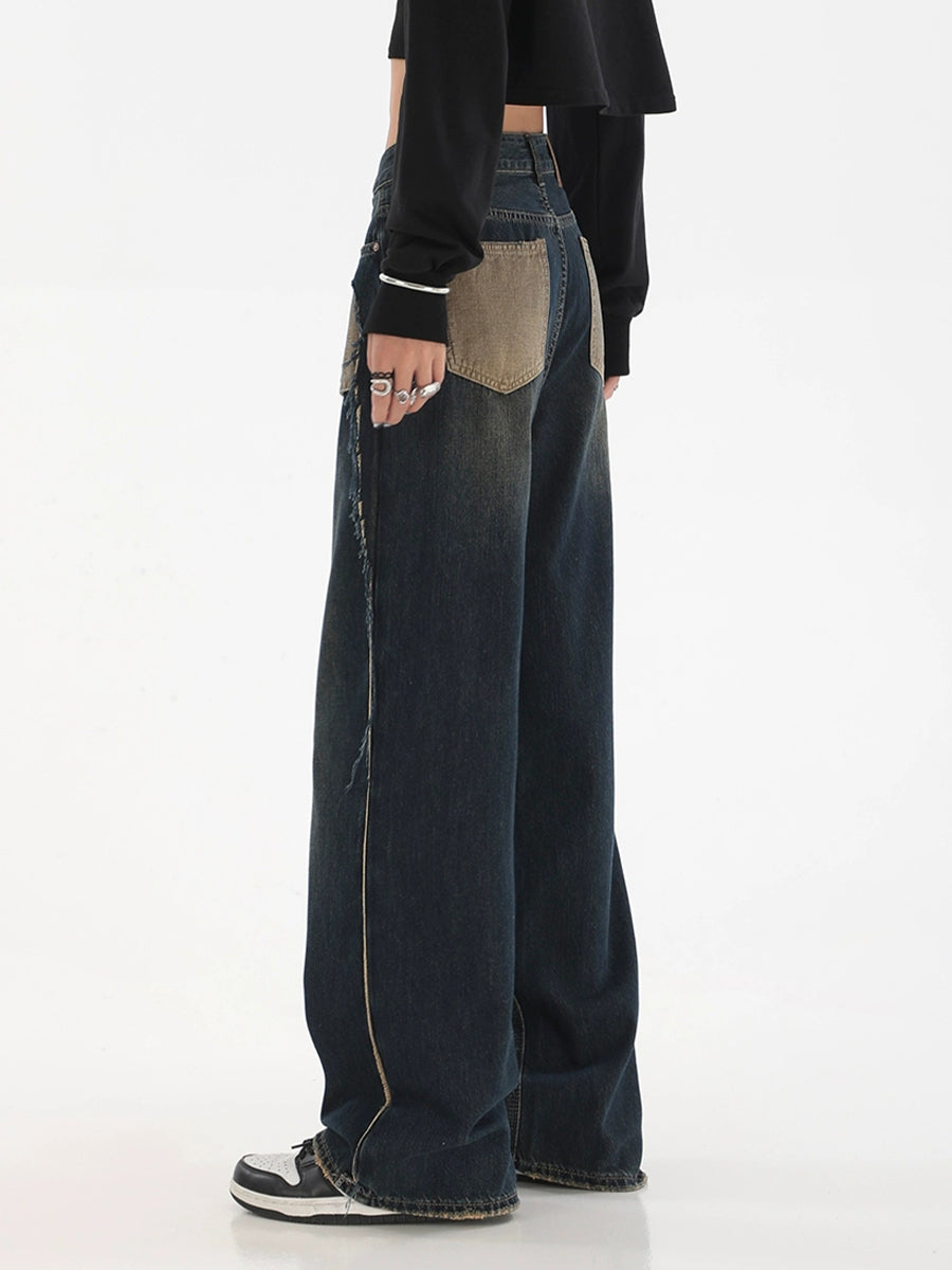 Vintage Straight Leg Jeans Cargo Pants