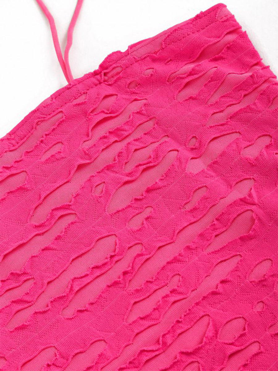 Slim Solid Color Stretchy Cami Dress
