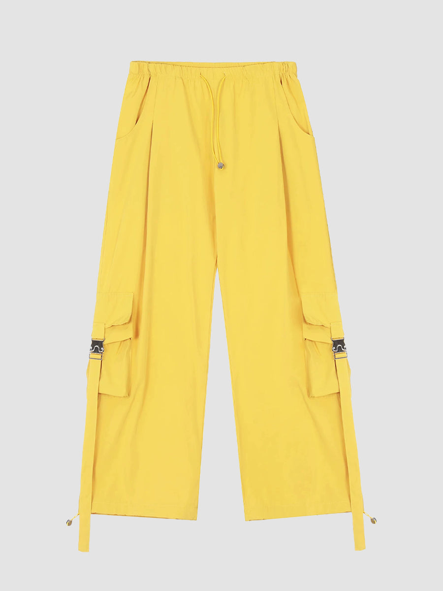 Pockets Casual Loose Pants