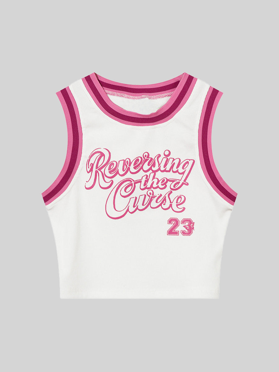 Printed Slim Fit Tank Top