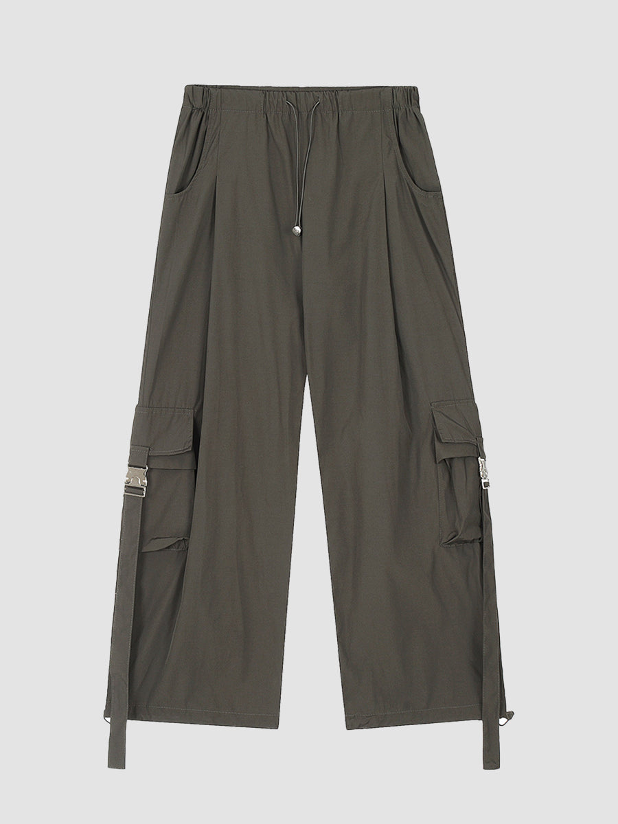 Pockets Casual Loose Pants