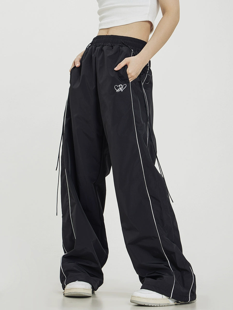 Solid Color Loose Fit Quick Dry Sweatpants