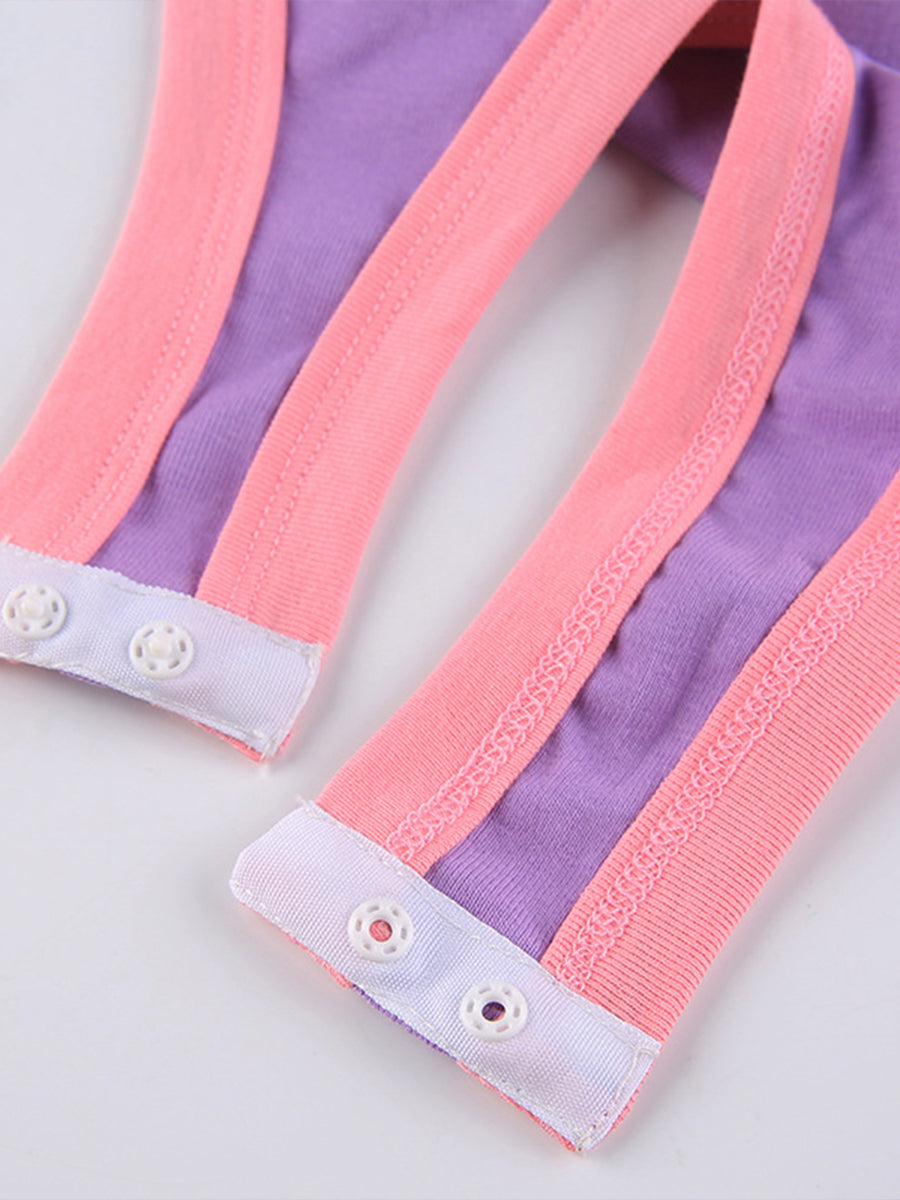 Letter Print Tight Fit Onesie Top