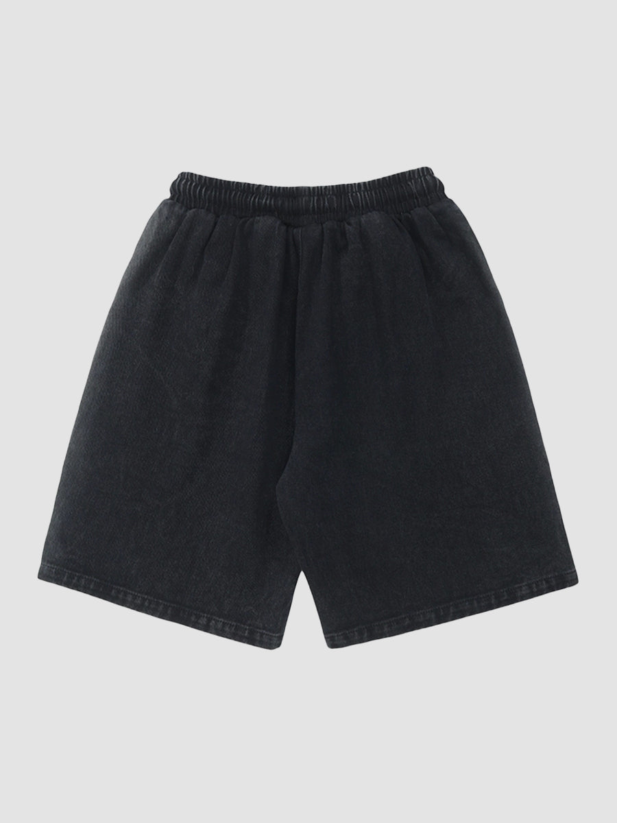 Solid Color Casual Shorts