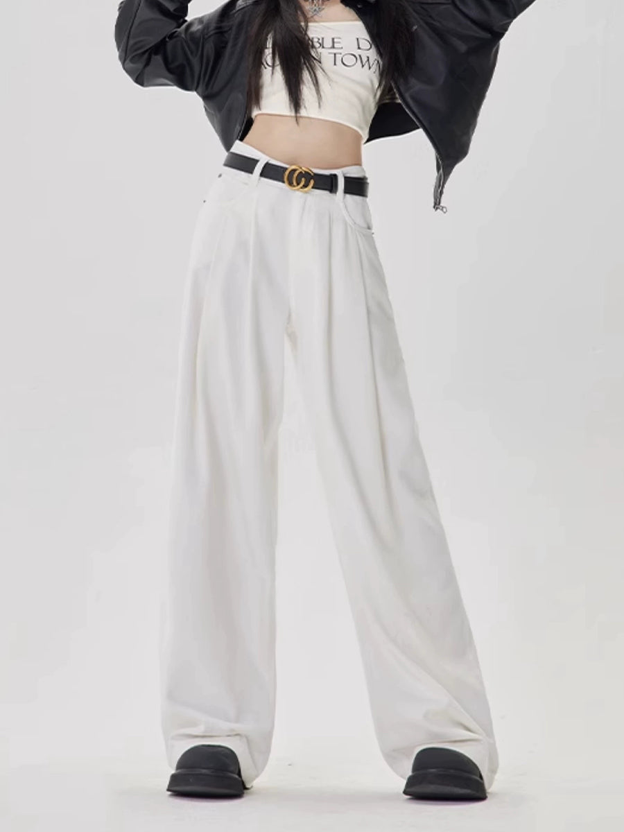 Vintage Straight Loose Long Jeans Denim Pants