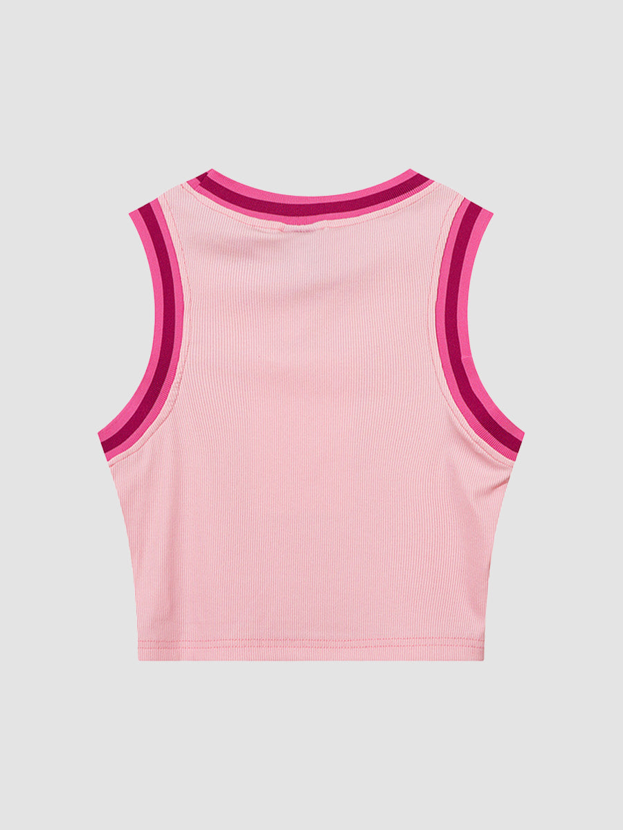 Printed Slim Fit Tank Top