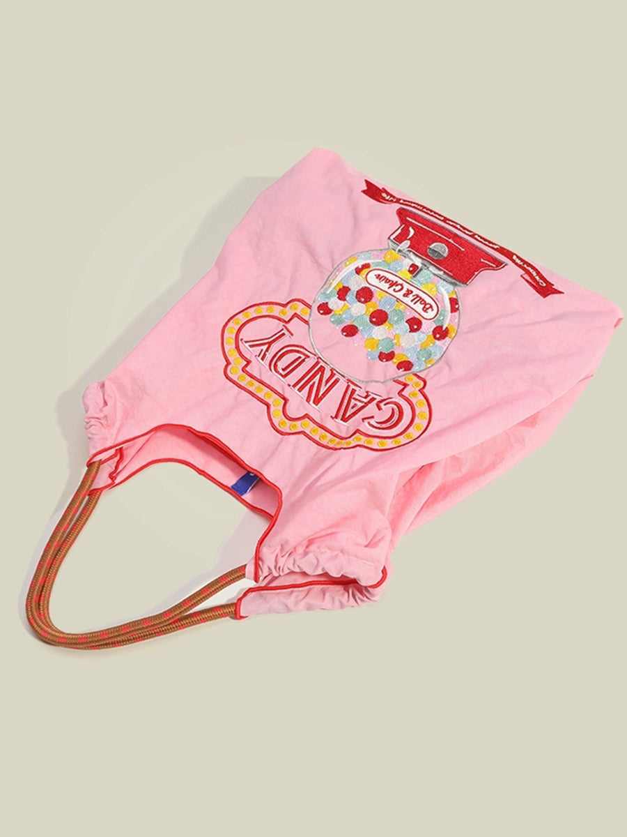 Large and Small Shopping Bag Canvas Bag