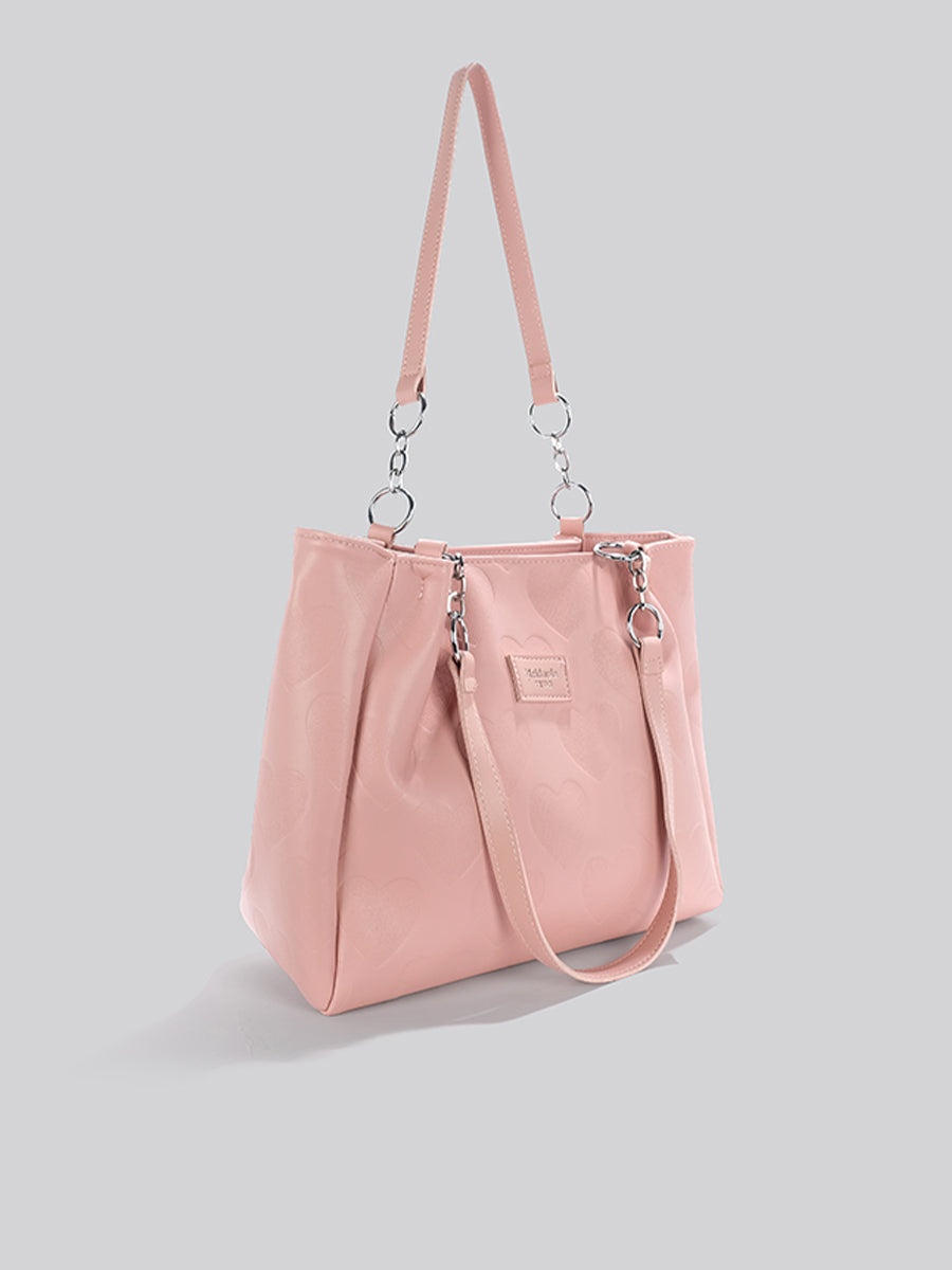 PU Leather Large Capacity Tot Bag