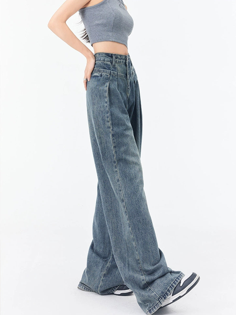 Blue High Waisted Jeans