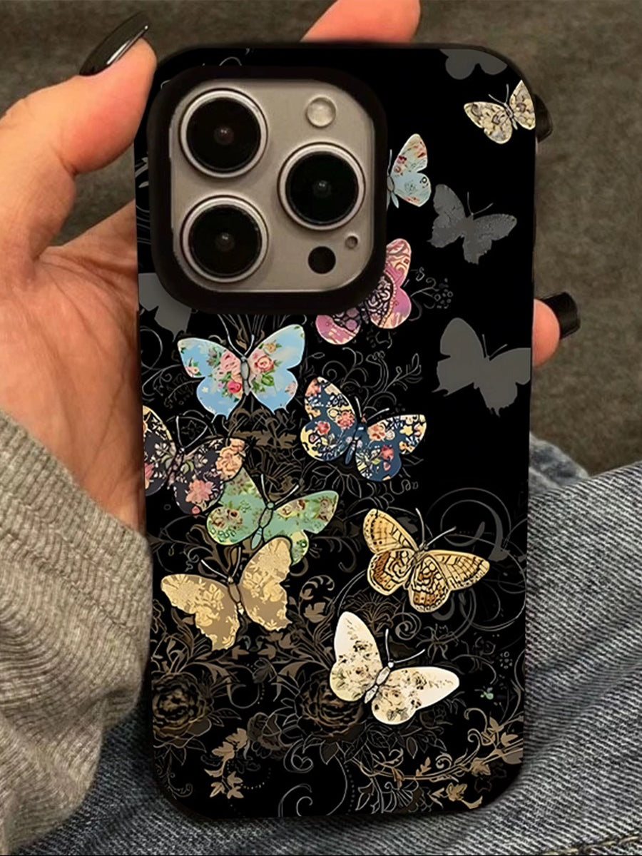 Retro Colorful Butterfly Phone Case