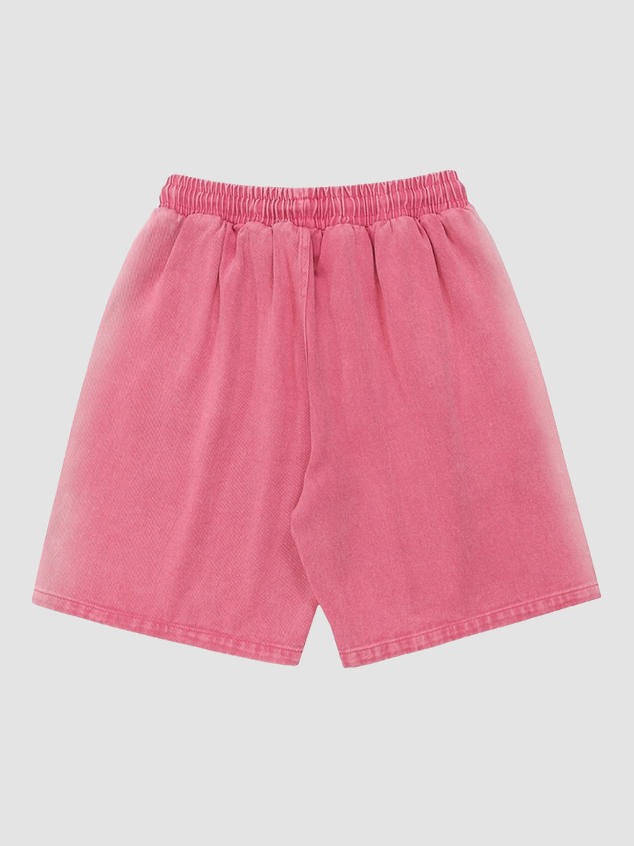 Solid Color Casual Shorts