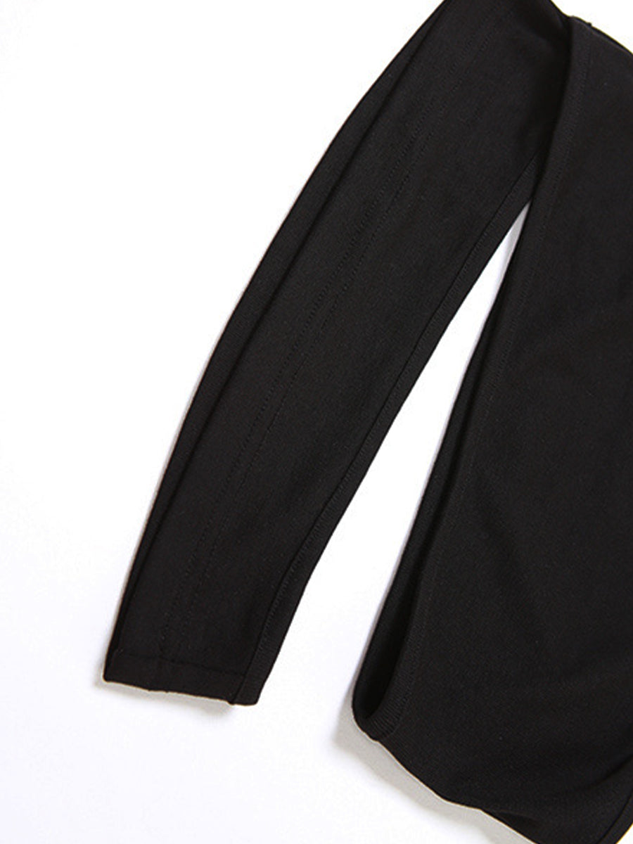 Irregular Neck Tie Top