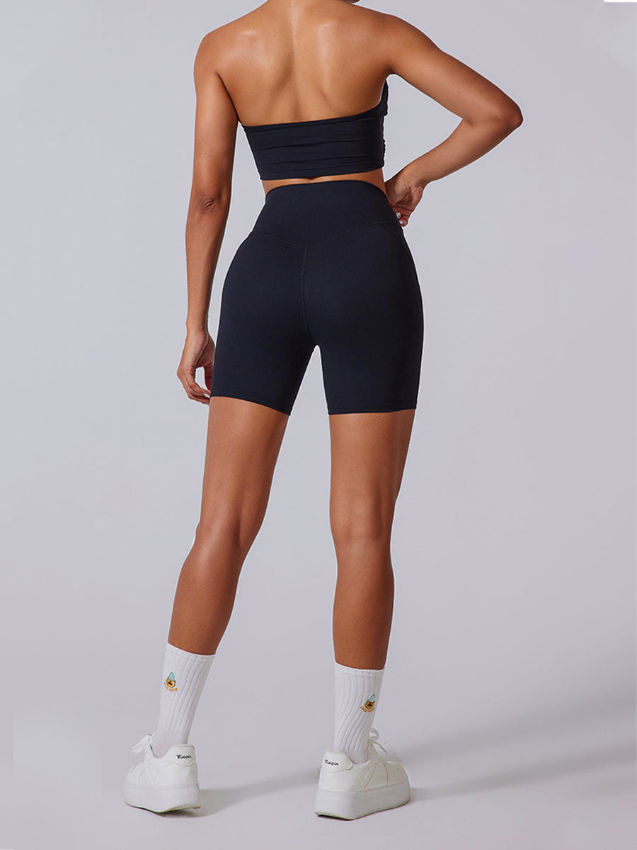 2pcs Sports Bras and Shorts Skin-Friendly Sports Set Workout Set Fitness Yoga Suit