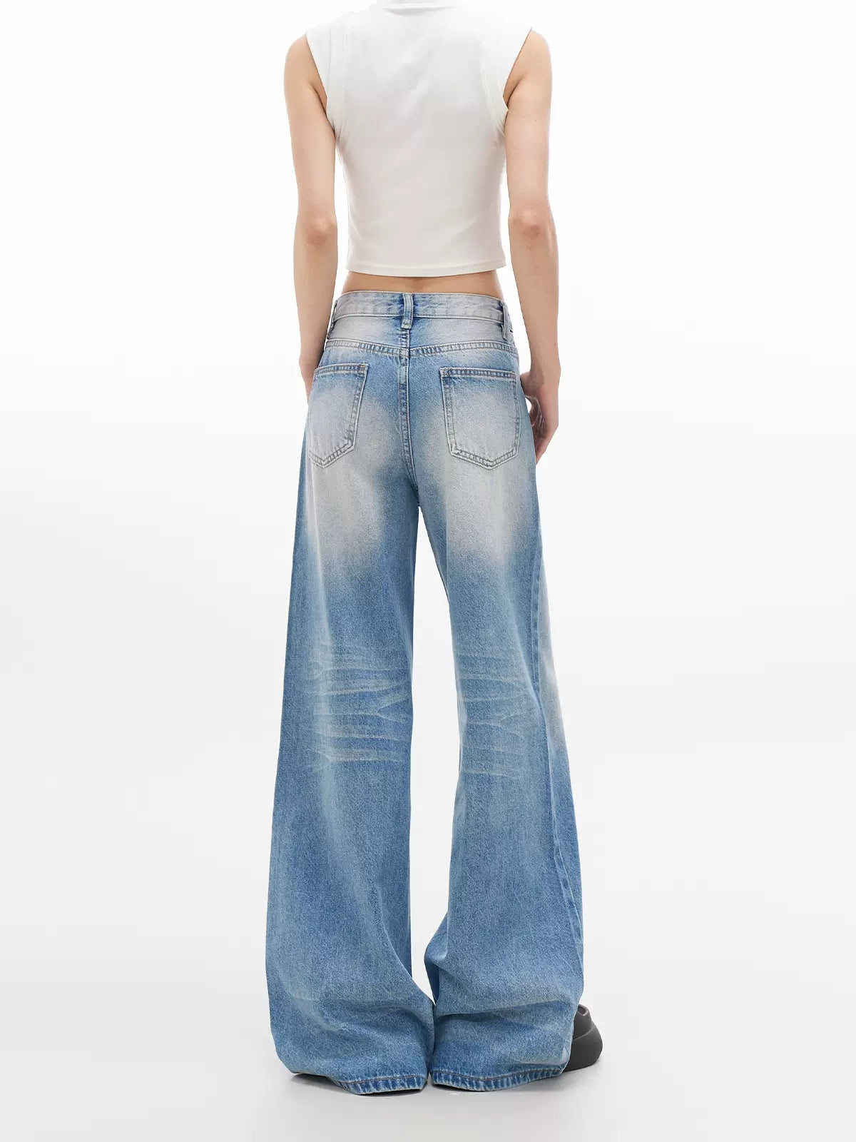Vintage Loose Wide Leg Denim Jeans