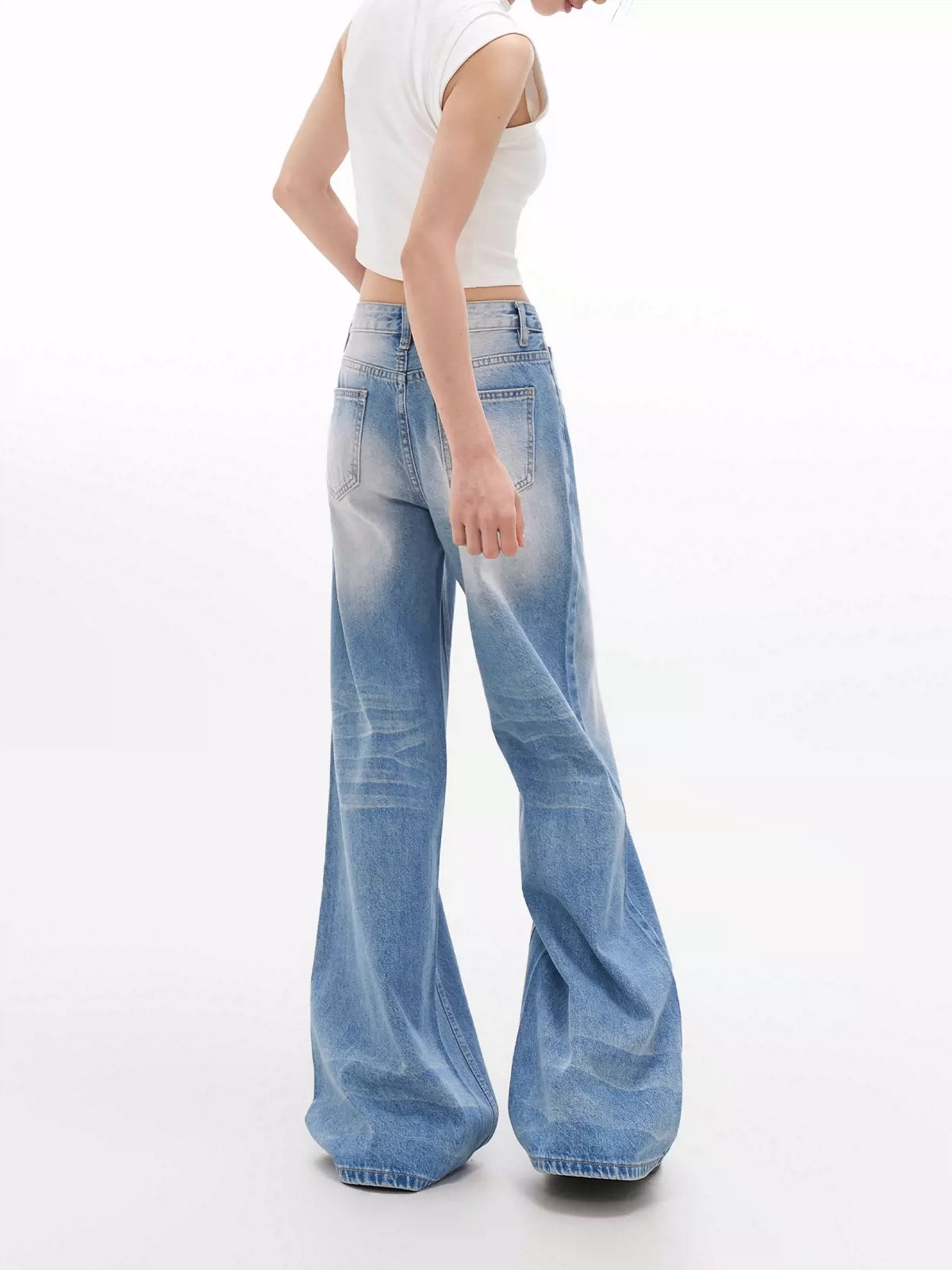 Vintage Loose Wide Leg Denim Jeans