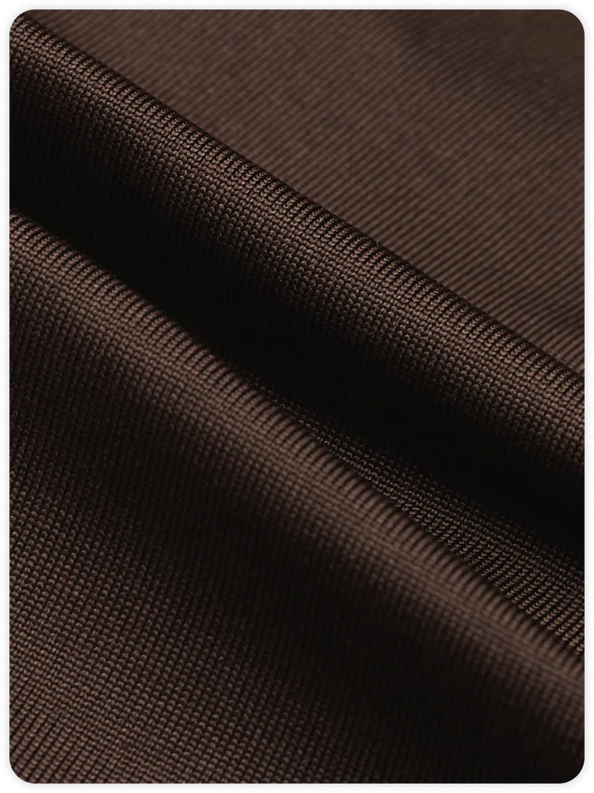 Brown Tie-up Dress Mini Dress