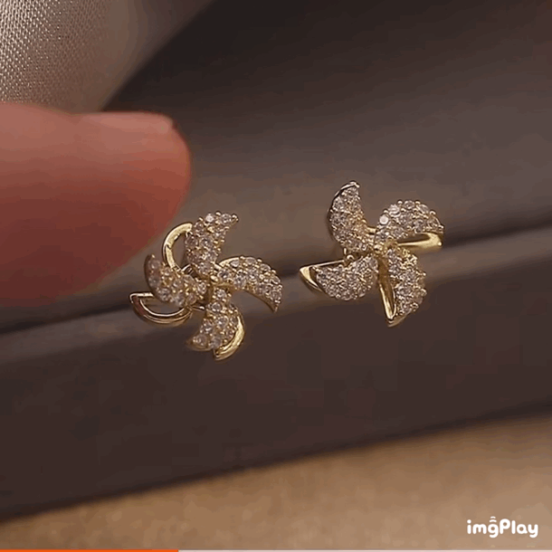 Rotatable Windmill Earrings