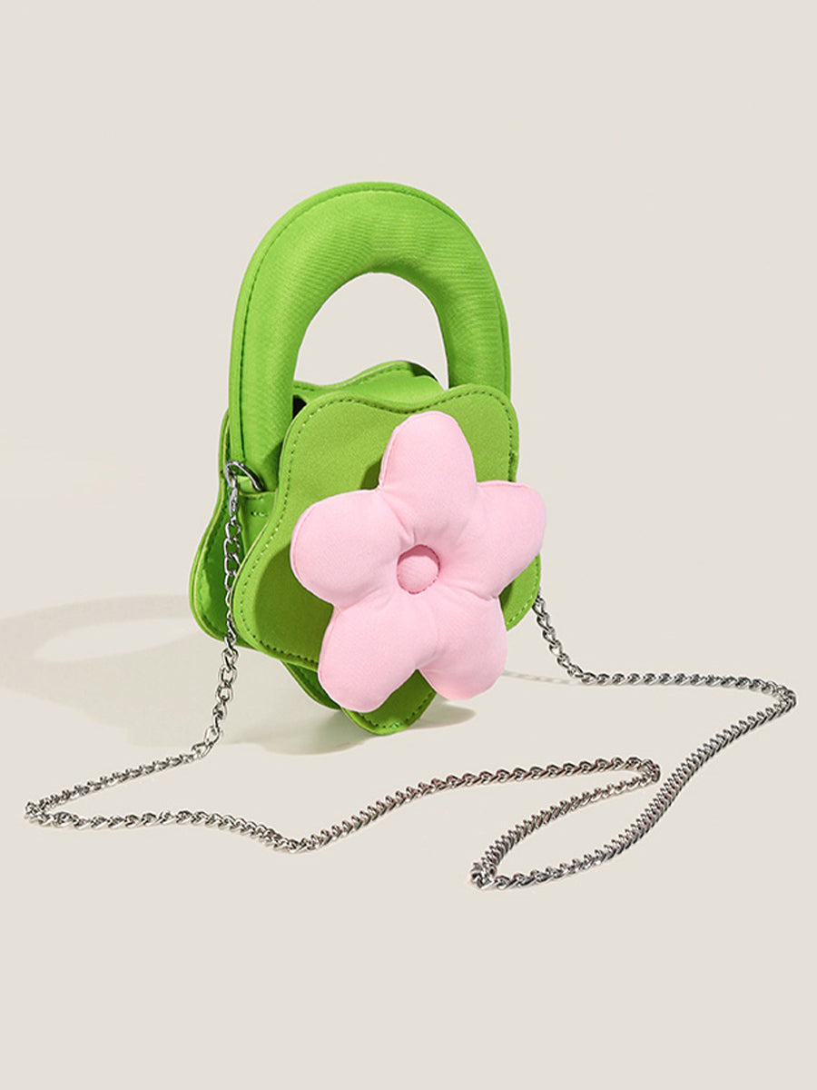 Lovely Flower Chain Bag