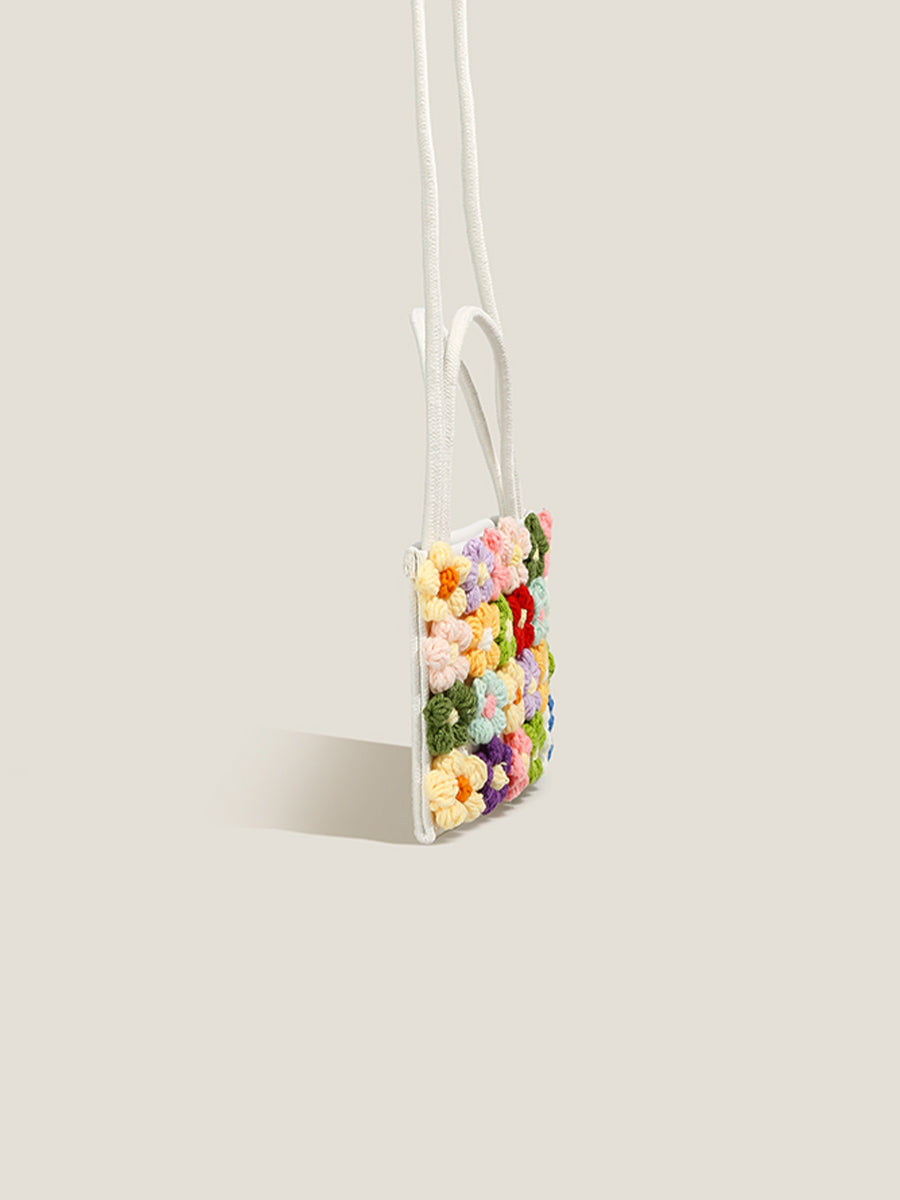 Woven Flower Bag