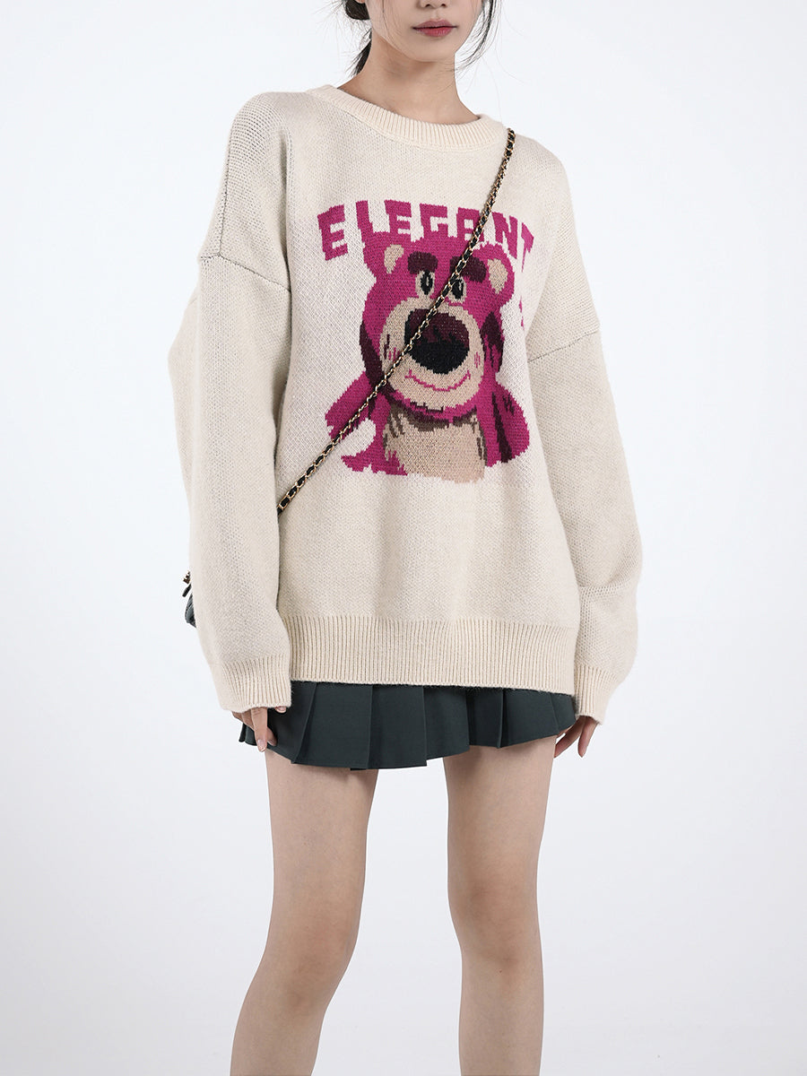 Knitted Sweater Sweatshirt