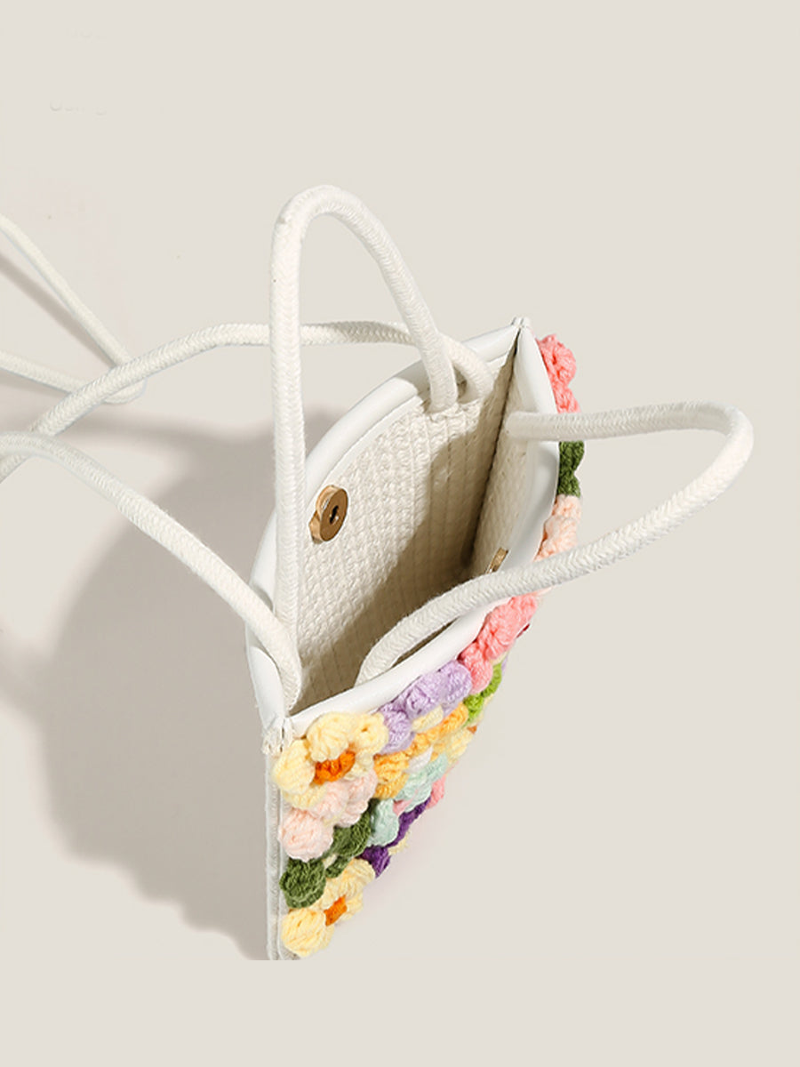 Woven Flower Bag