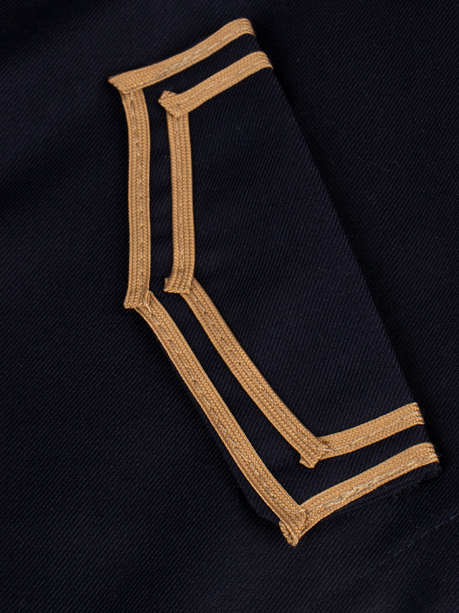 JK Uniform Badge Top + Pleated Skirt Set