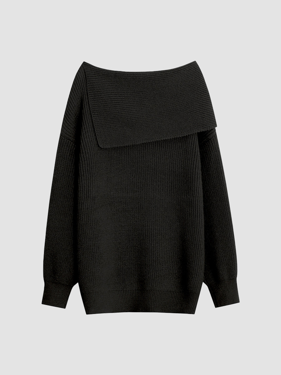 Strapless Knit Sweater Dress with Belt