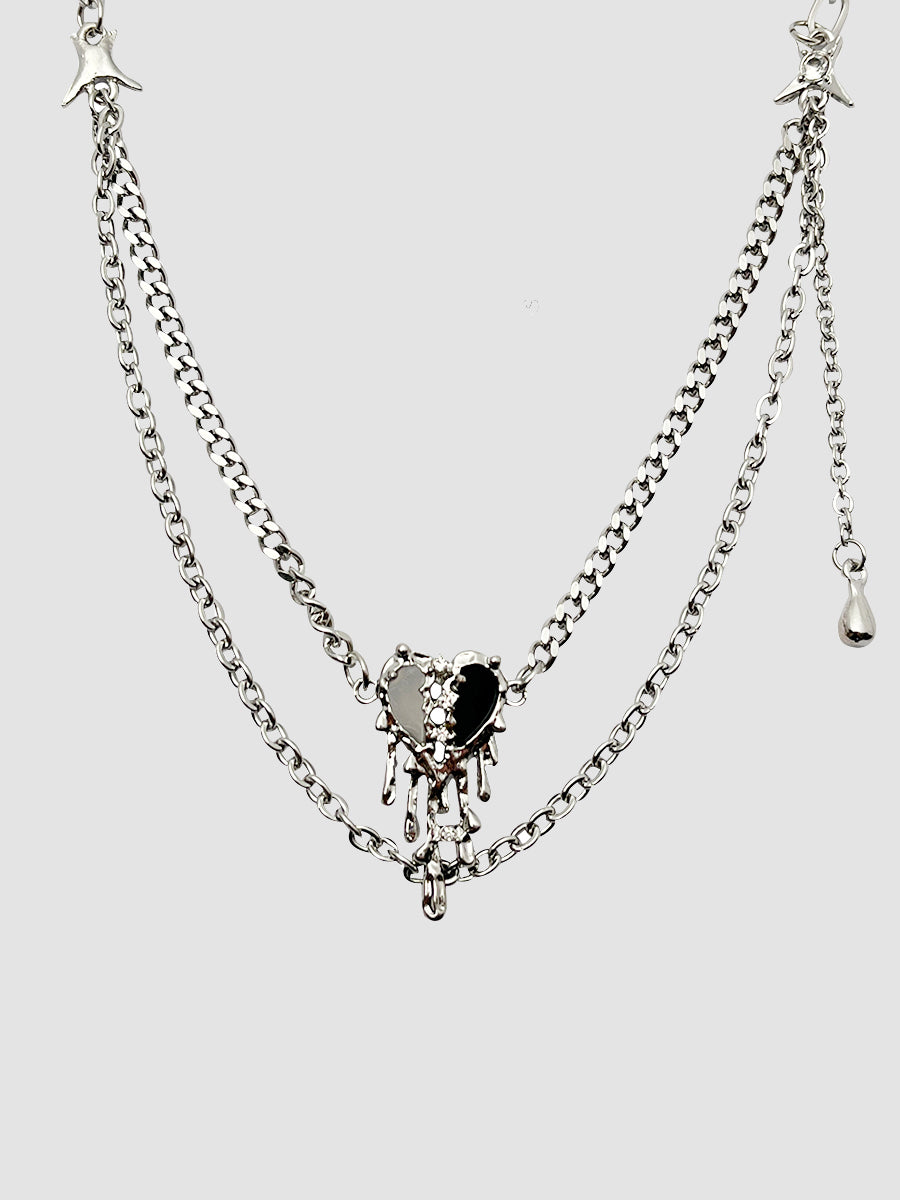 Baroque Love Double Necklace