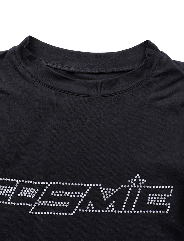 Letter Graphic Crop Top