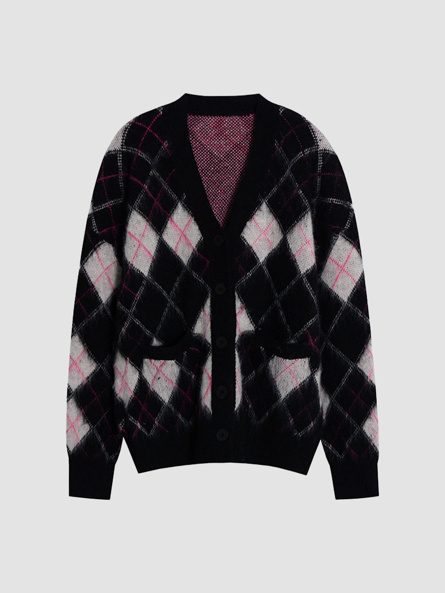 Oversized Knitted Sweater Cardigan