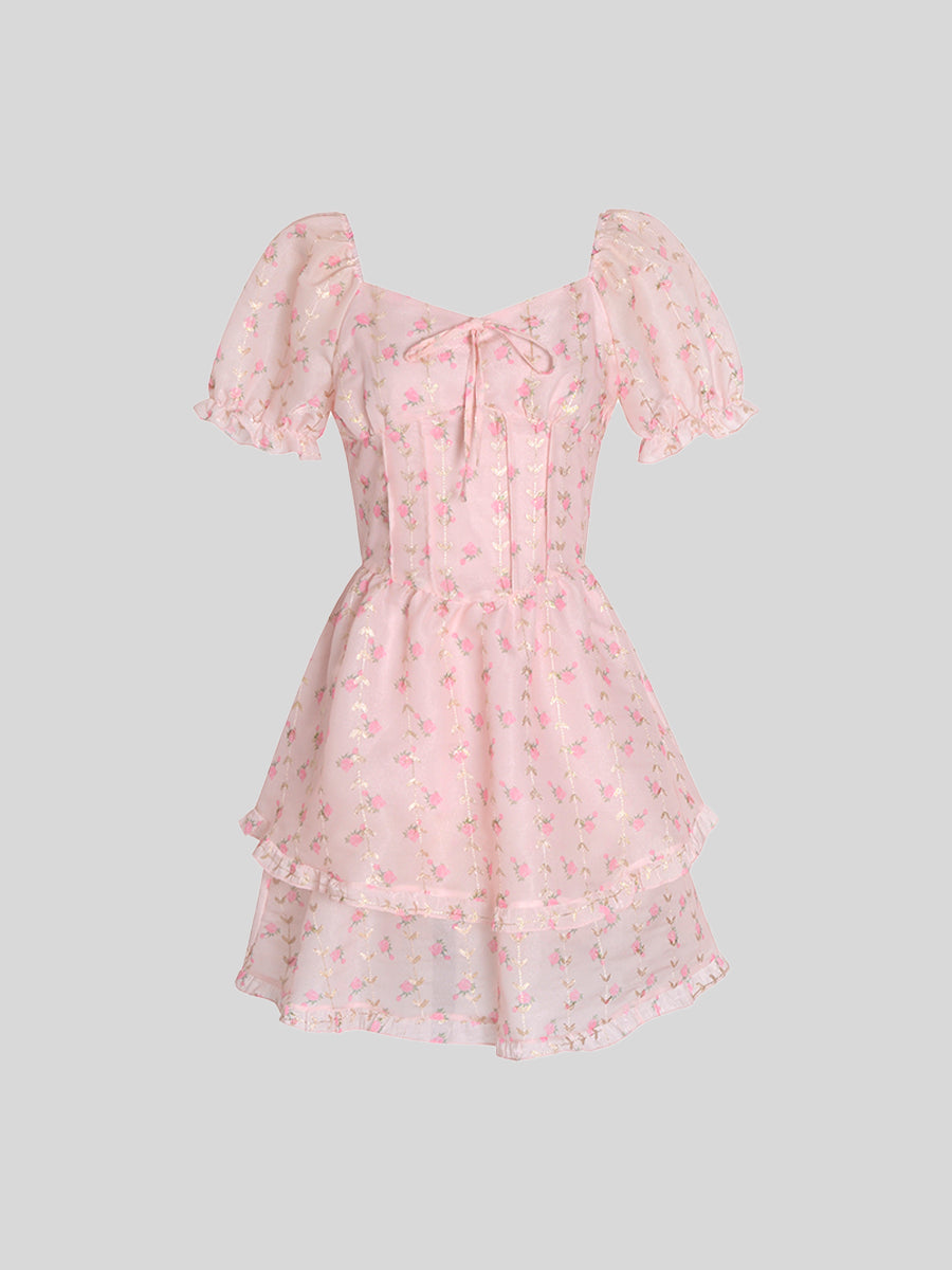 Sweet Girls Cake Pink Dress