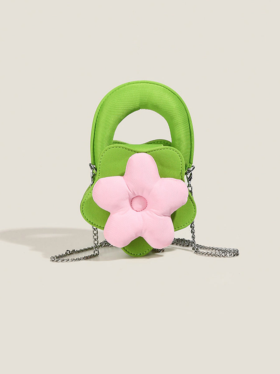 Lovely Flower Chain Bag