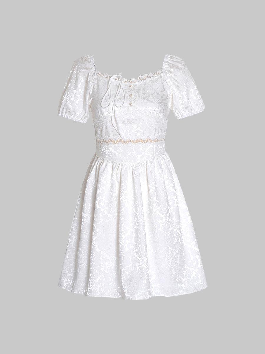 White Summer Corset Dress