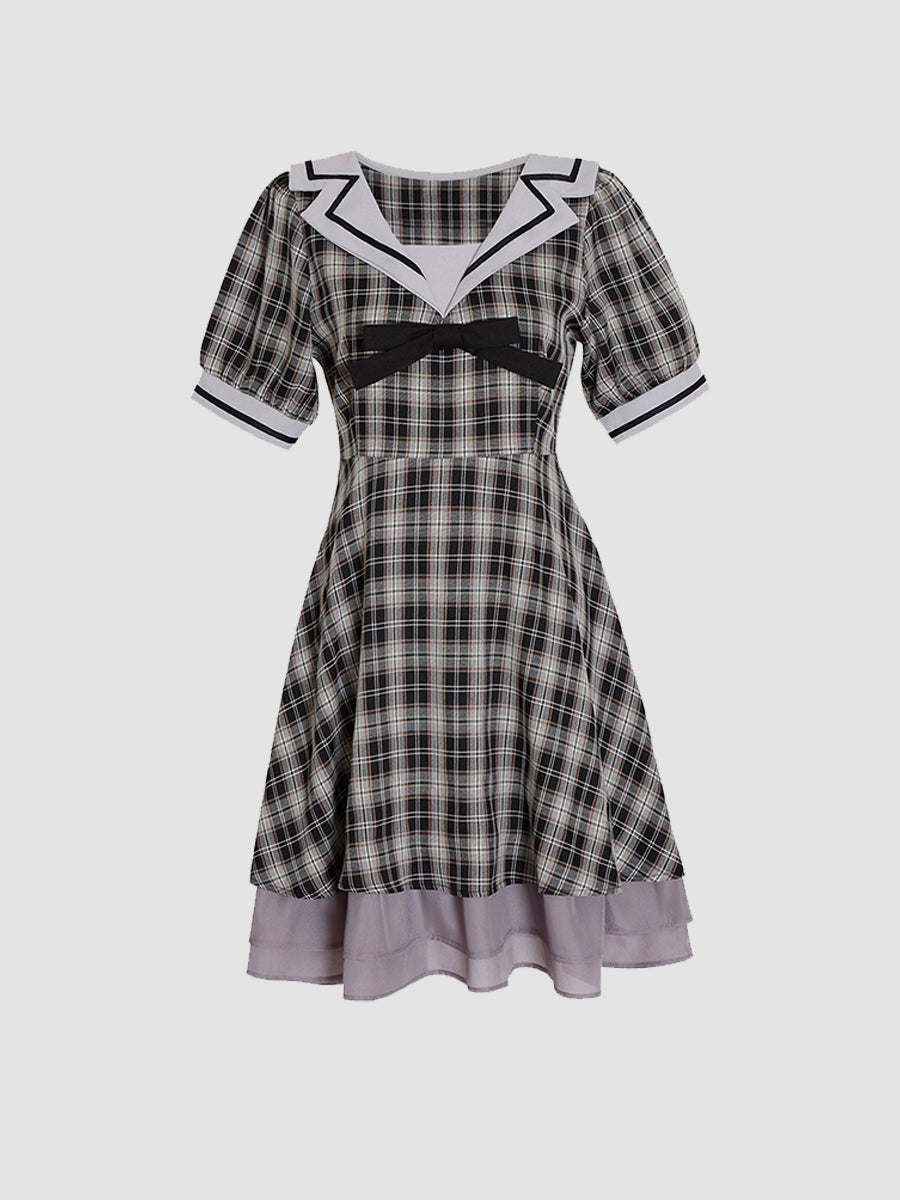 College Plaid Dress