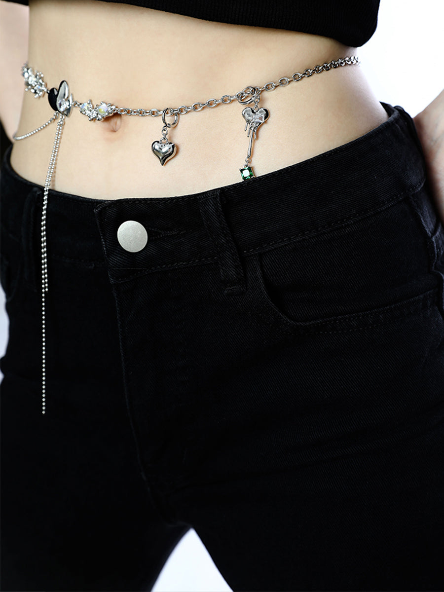 Irregular Love Pendant Waist Chain